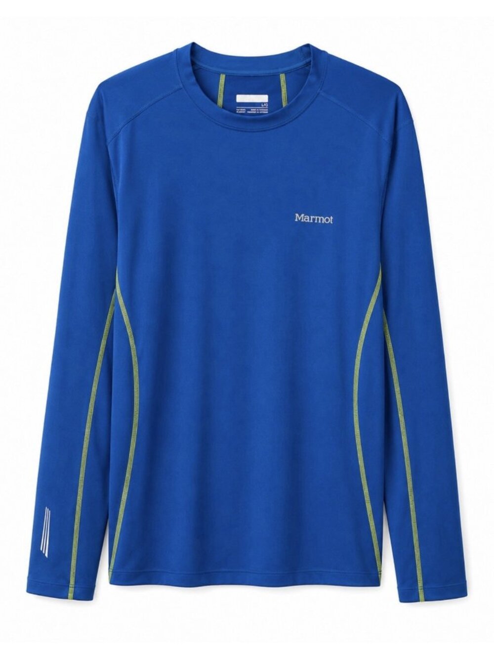 Marmot Long Sleeve Shirt Mens Large Blue Outdoor Hiking Performance Vented